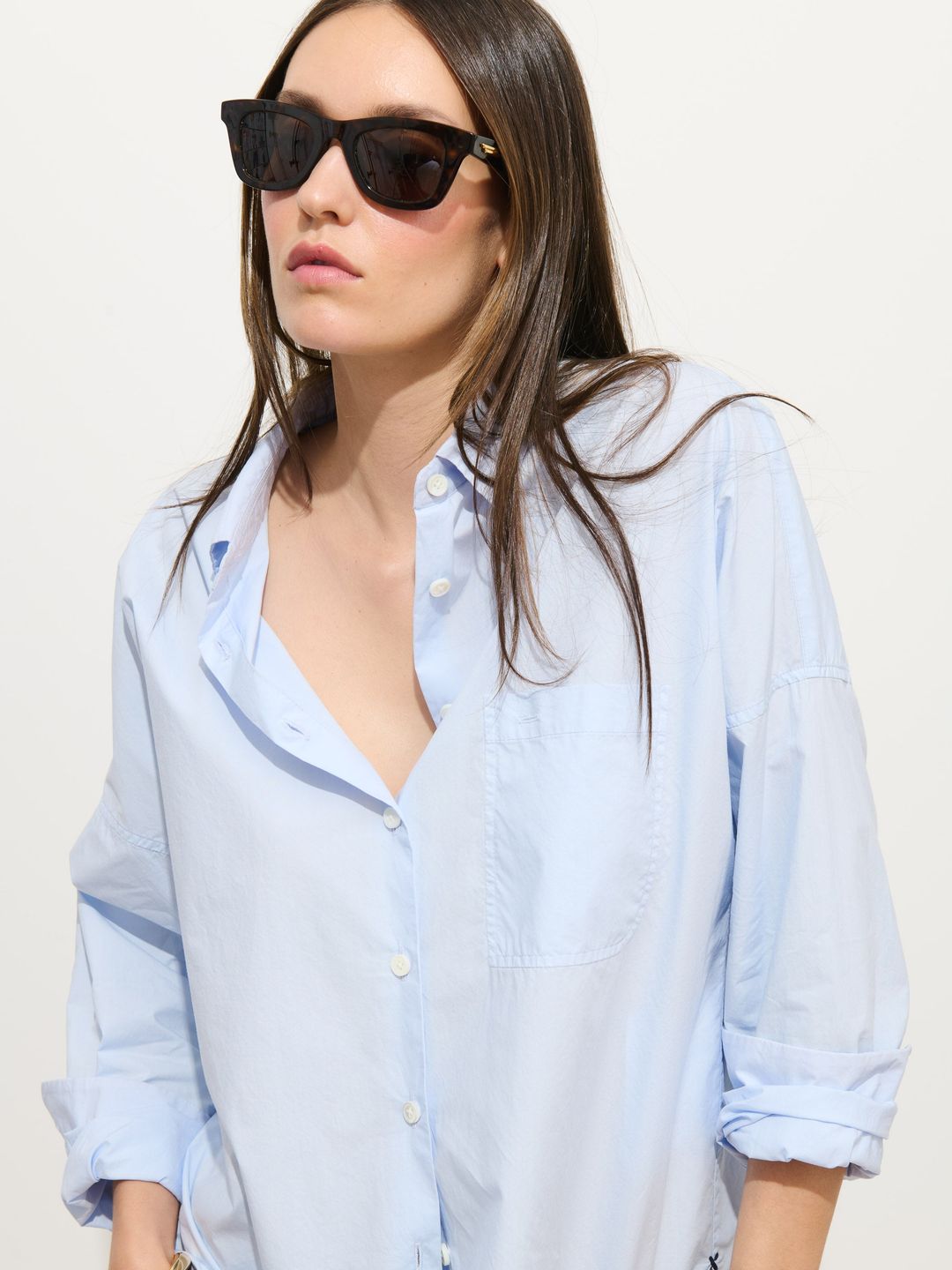 Jo Shirt In Cotton Poplin #4