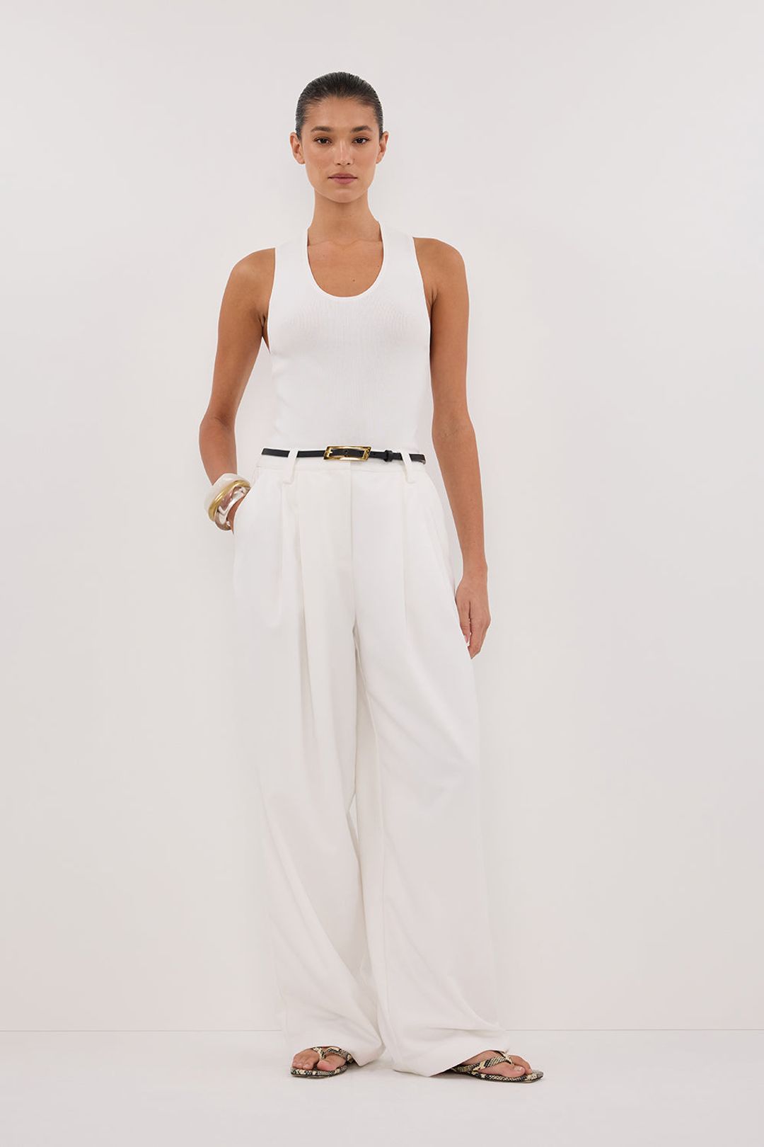 DEVIN OFF WHITE RACER KNIT TANK #6