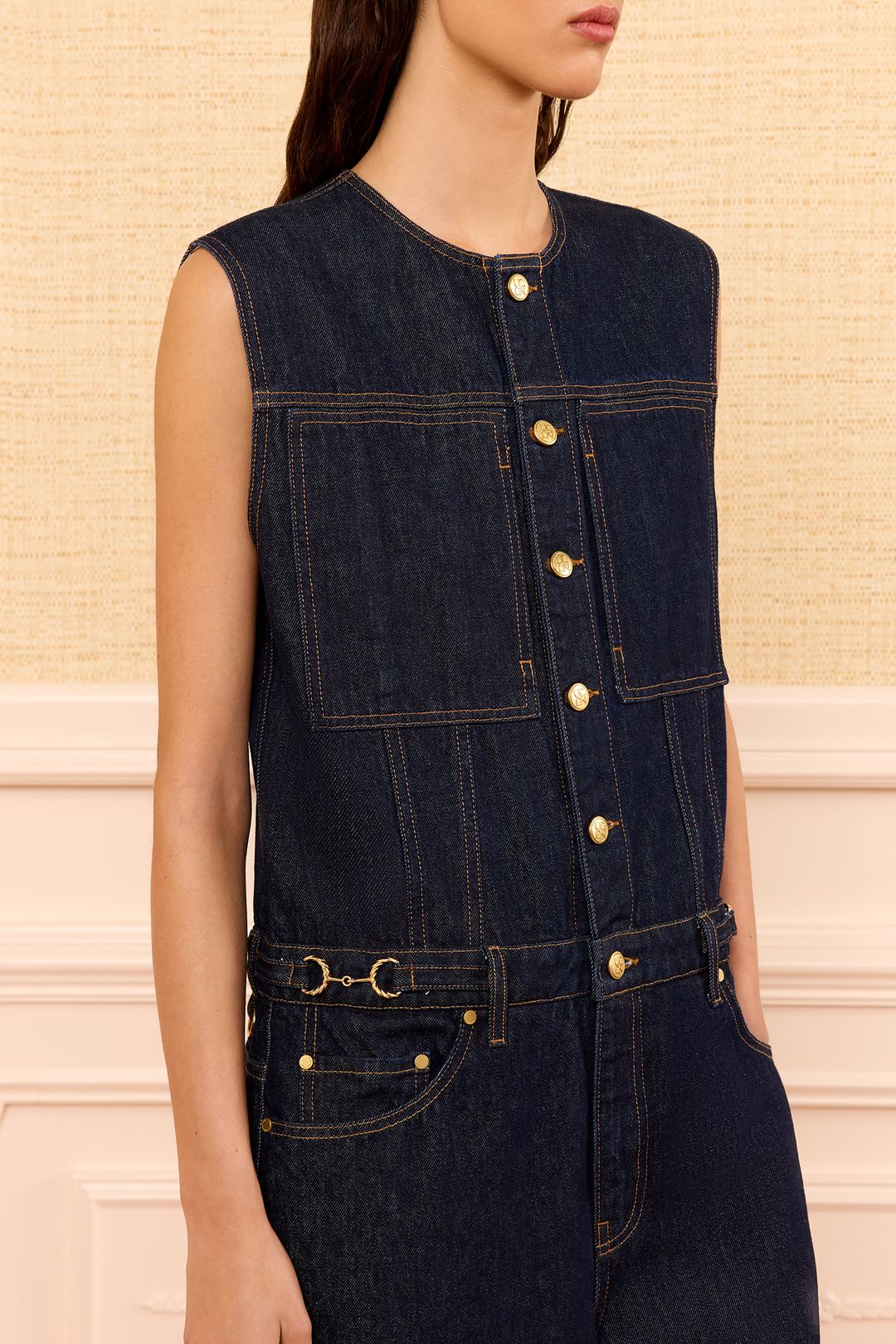 The Esme Denim Jumpsuit - Tigris
