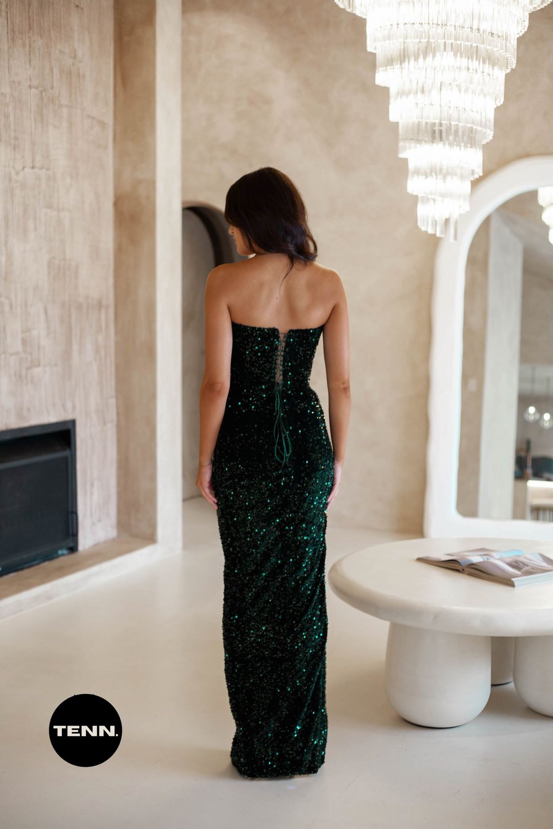 Kendall Gown - Emerald #3