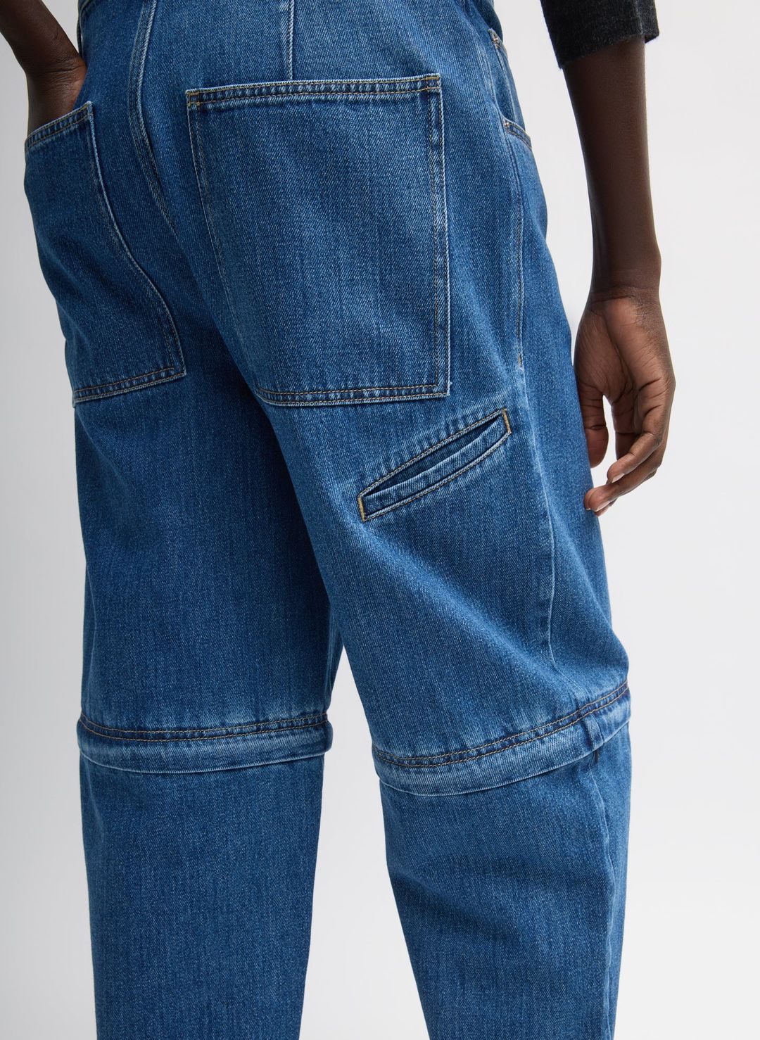 Lars Denim Convertible Zip Jean #7