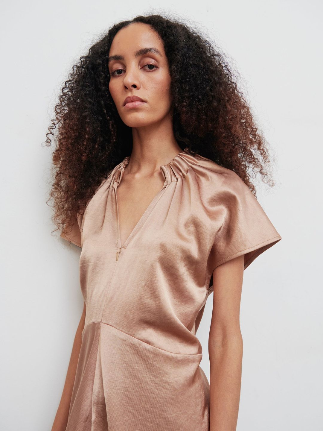 Long Ruched Stella Dress #7