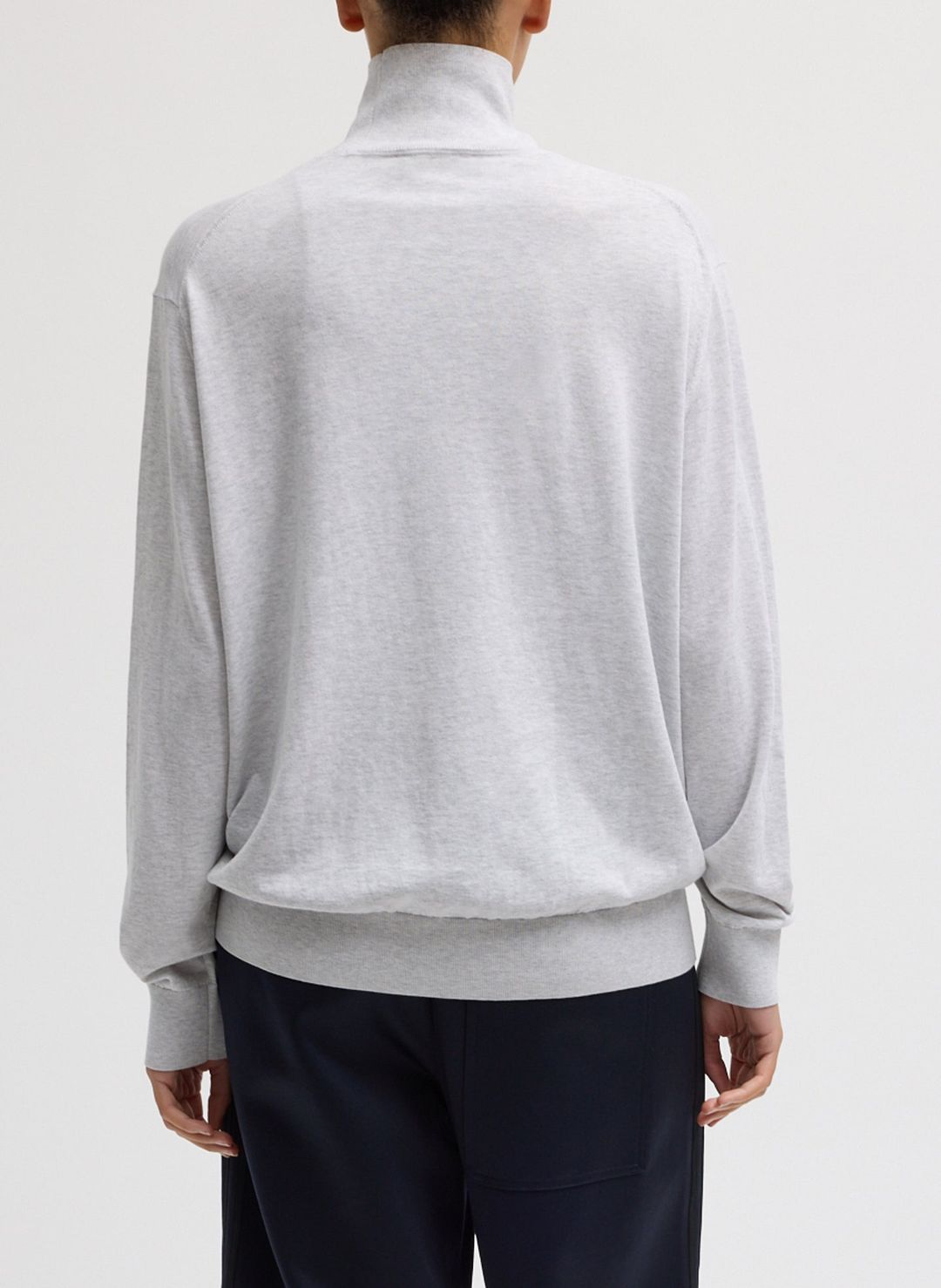 Super Fine Gauge Perfect Men's Turtleneck Pullover #3