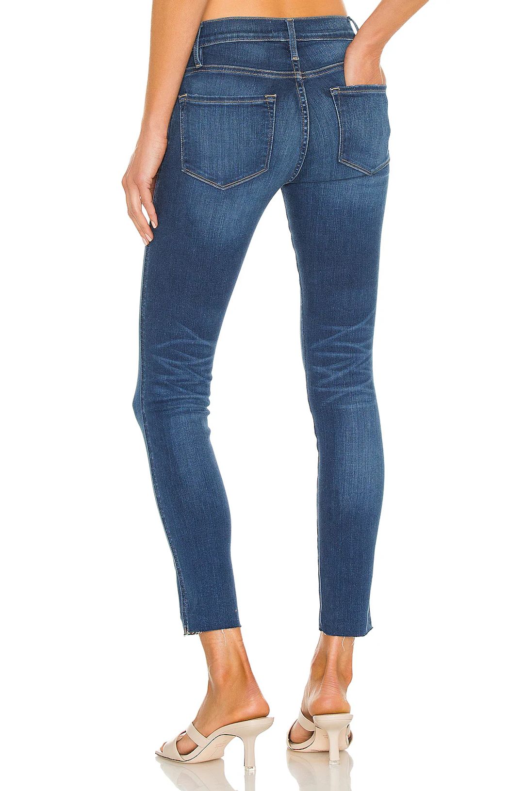 Le Skinny De Jeanne Crop in Decades Blue #3