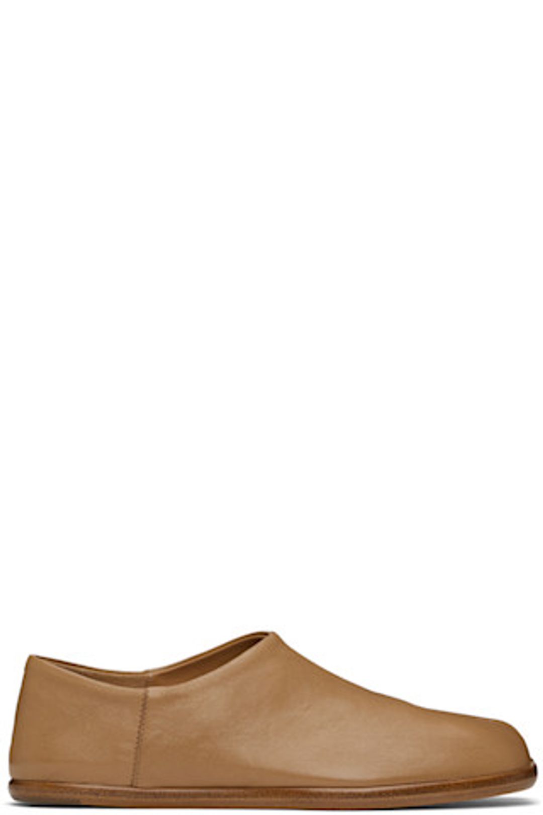 Tan Tabi Babouches Loafers