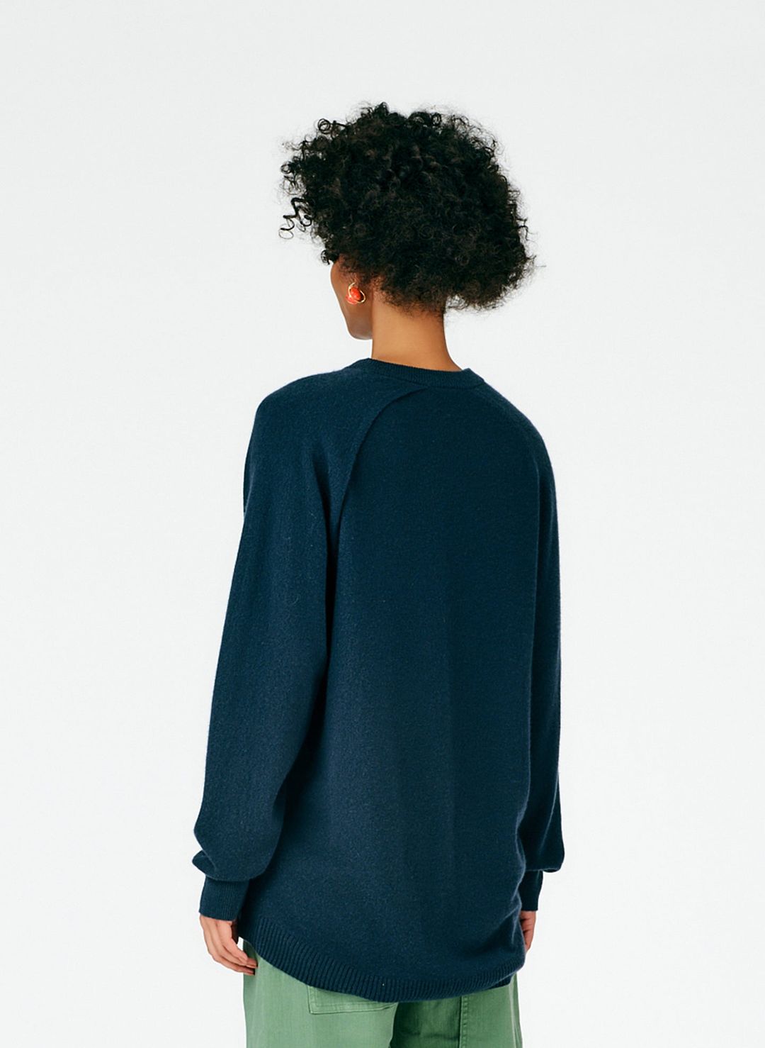 Feather Weight Cashmere Cutout Sleeve Pullover #12