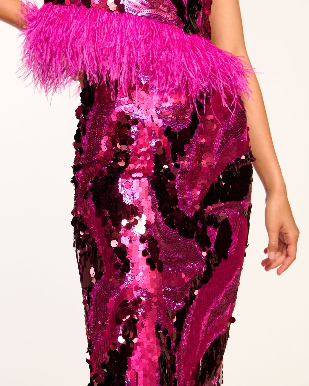 Donnelly Sequin Midi Skirt #3