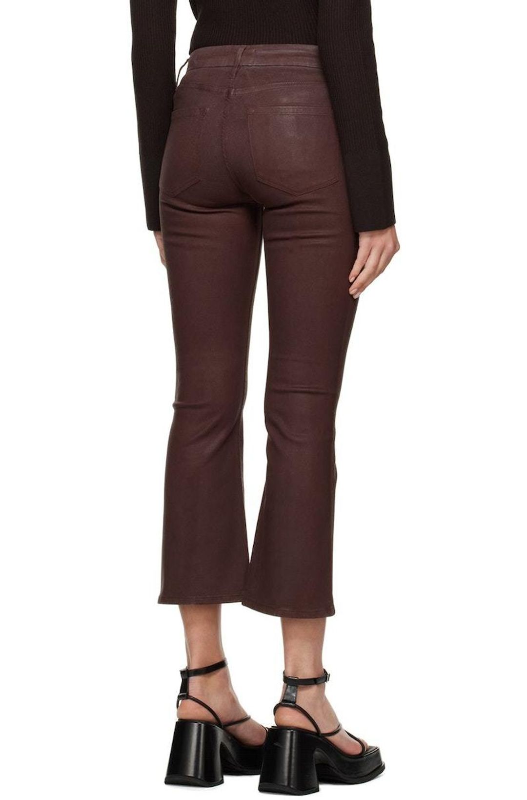 Frame Denim le crop mini boot brown jeans 29 #3