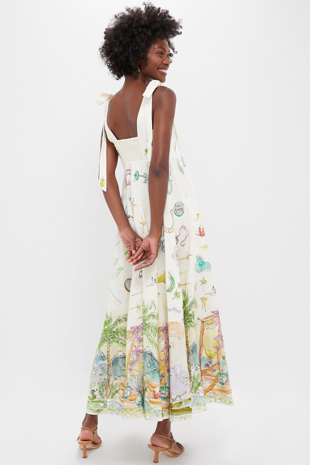 Cream Anouk Ballet Sundress #4