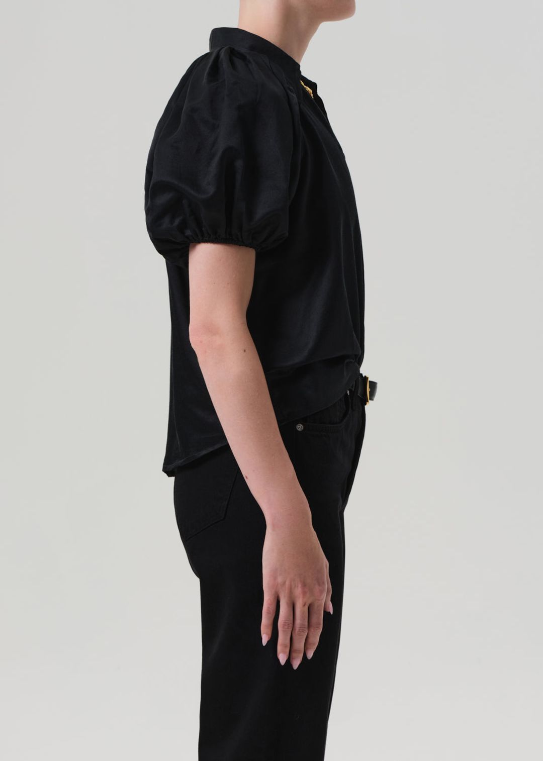 Leila Blouse in Black #3
