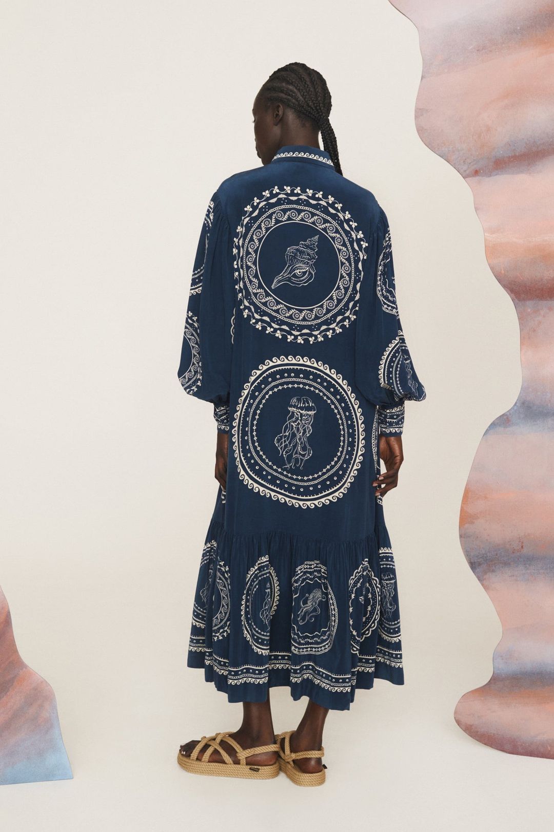 OCEANE SILK SHIRTDRESS #6