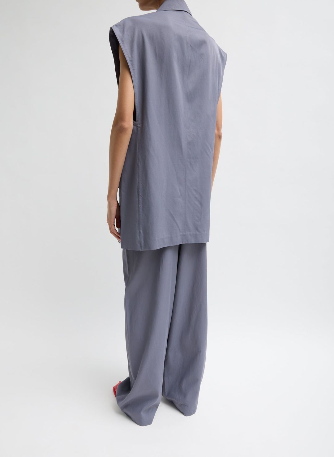 Drapey Suiting Oversized Double Breasted Vest #5