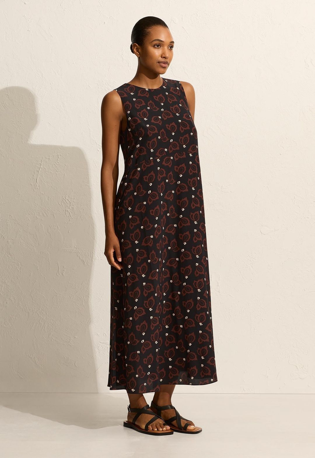 Curved Waist Midi Dress - Casablanca #3