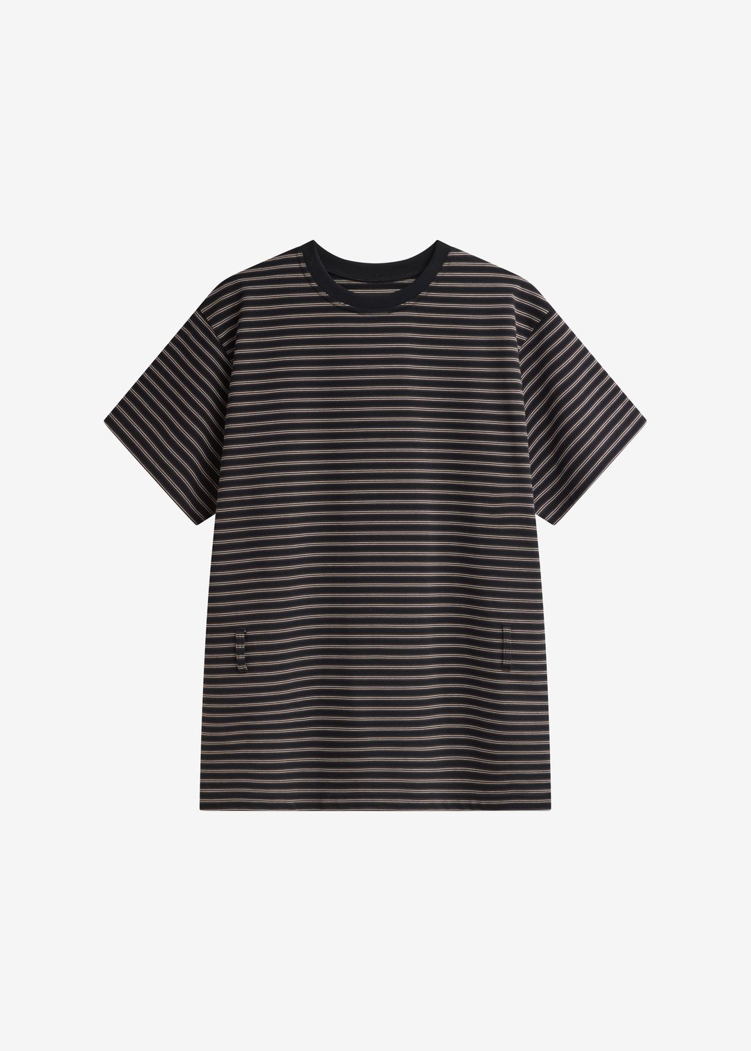 Hemse T-Shirt Dress - Black Multi Stripe #7