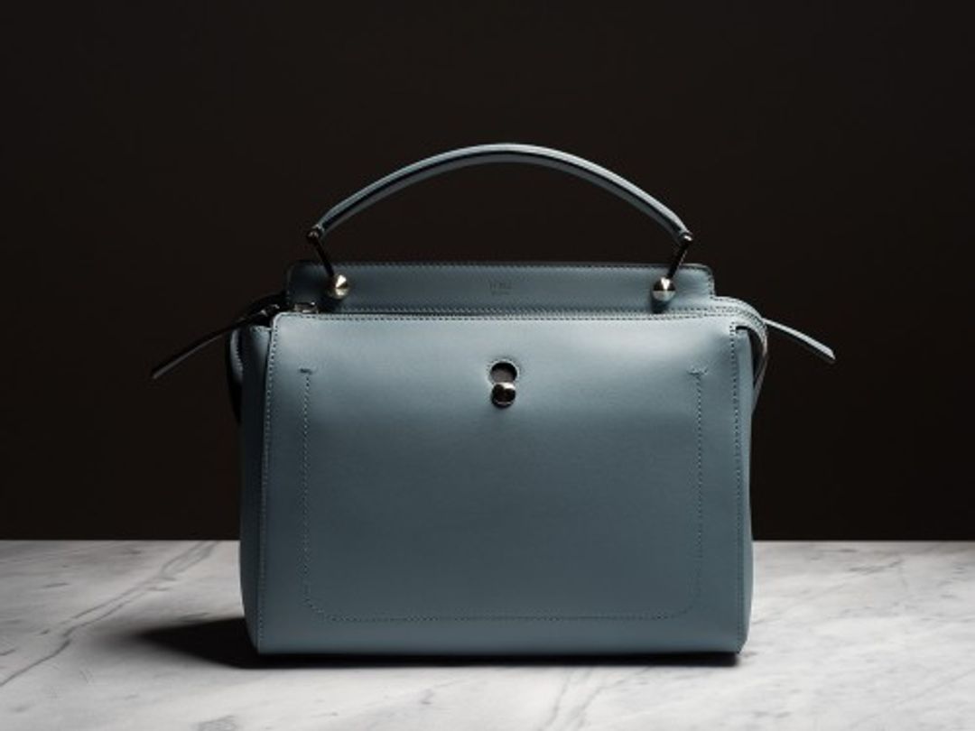 Dotcom Medium Top Handle Bag in Powder Blue