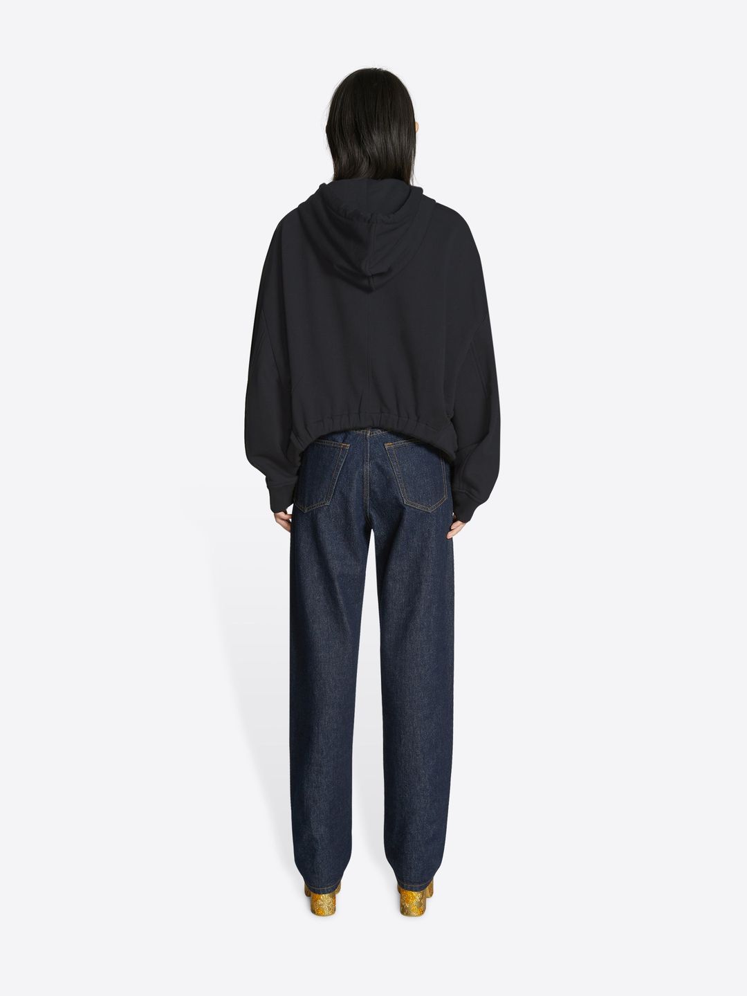 Draped zip hoodie #4