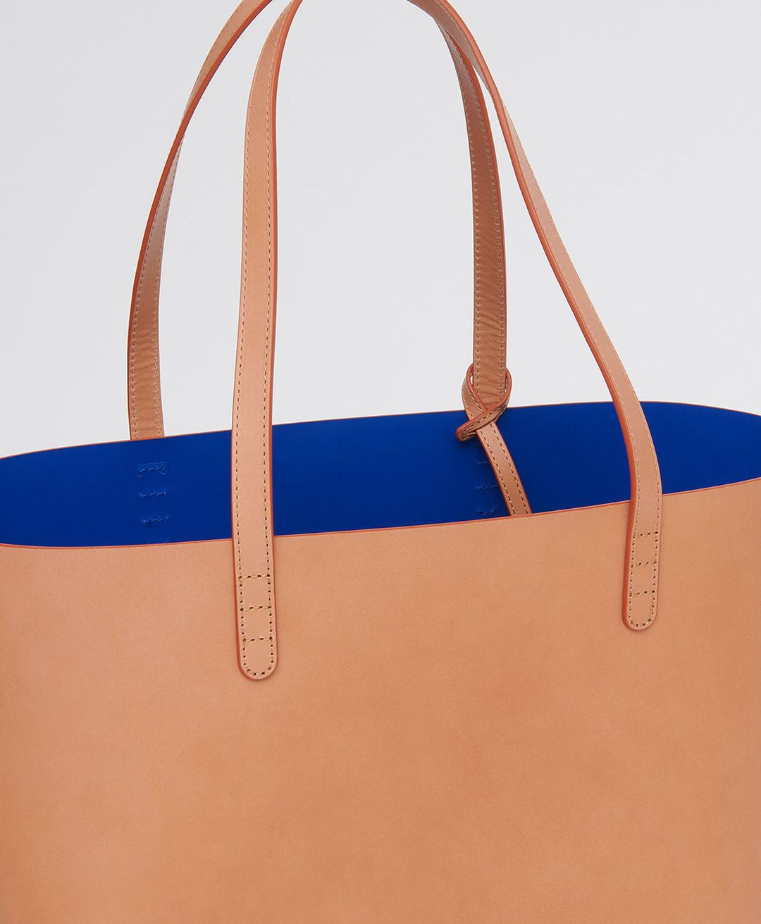 Large Tote - Cammello/Royal #3
