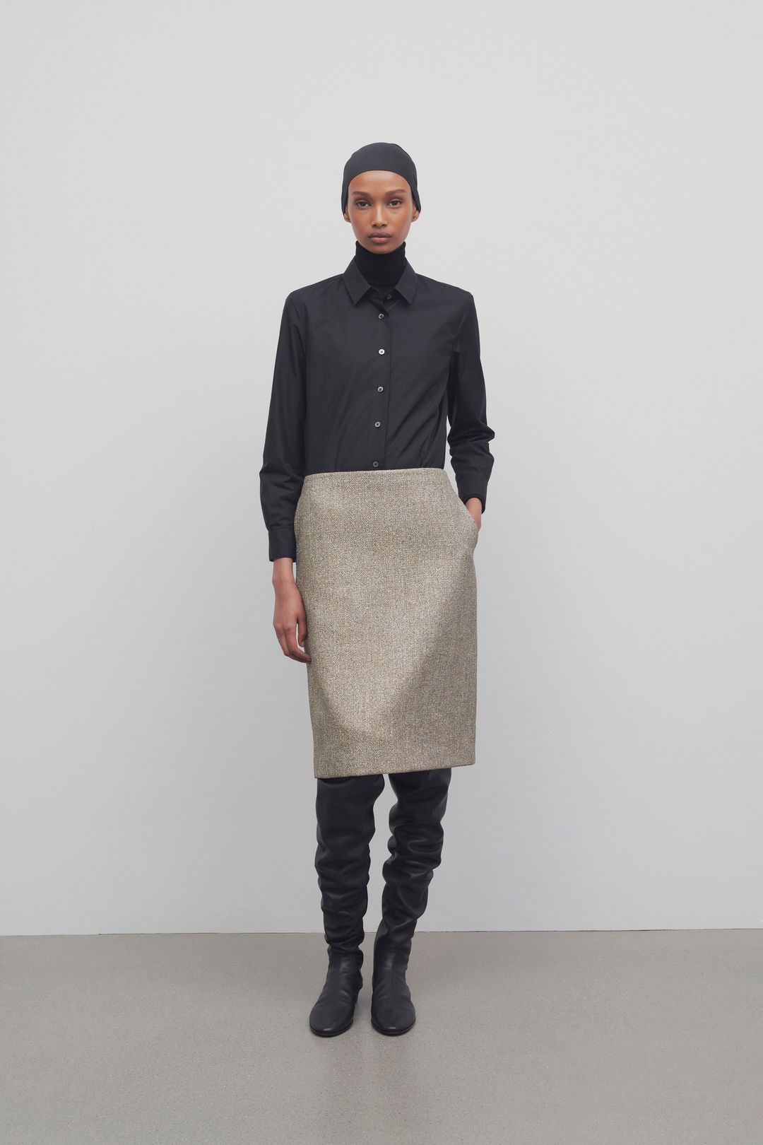 Corinna Skirt in Lurex Canvas #3