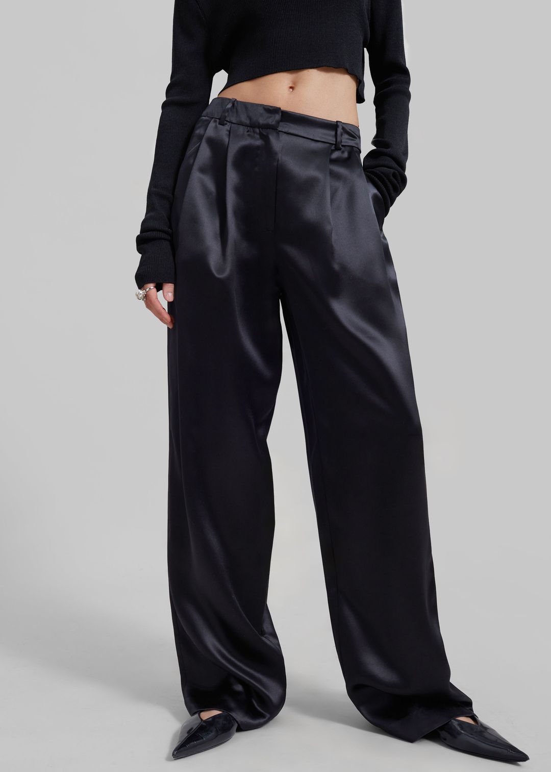 Loulou Studio Vione Pants - Black