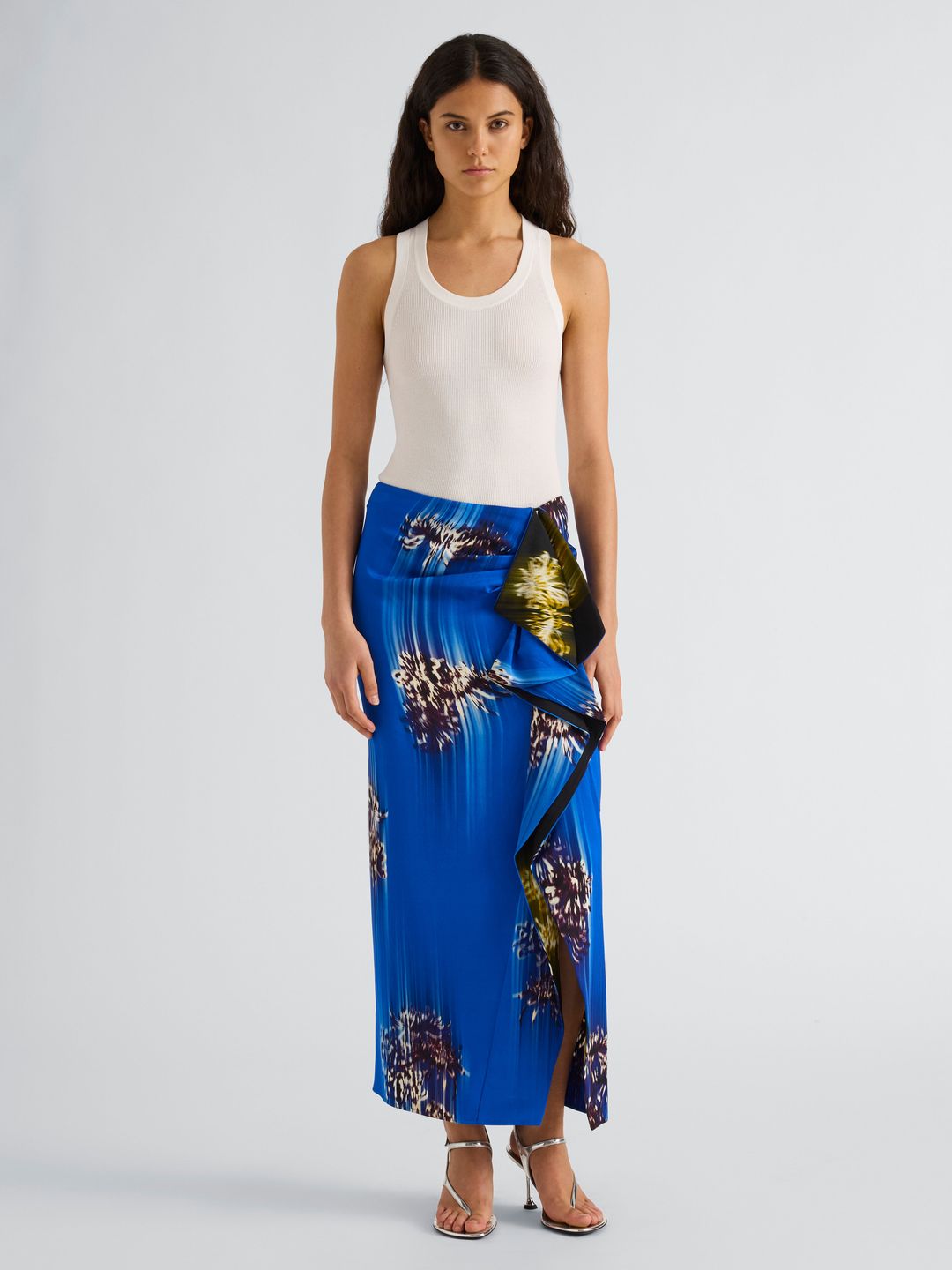 Cella Skirt in Double Printed Viscose Cady #2