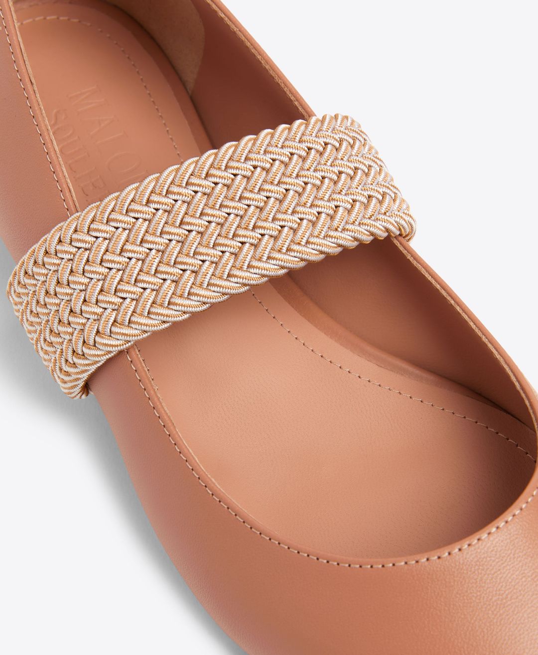 Melanie Flat - Sepia Leather Flat Pumps #4