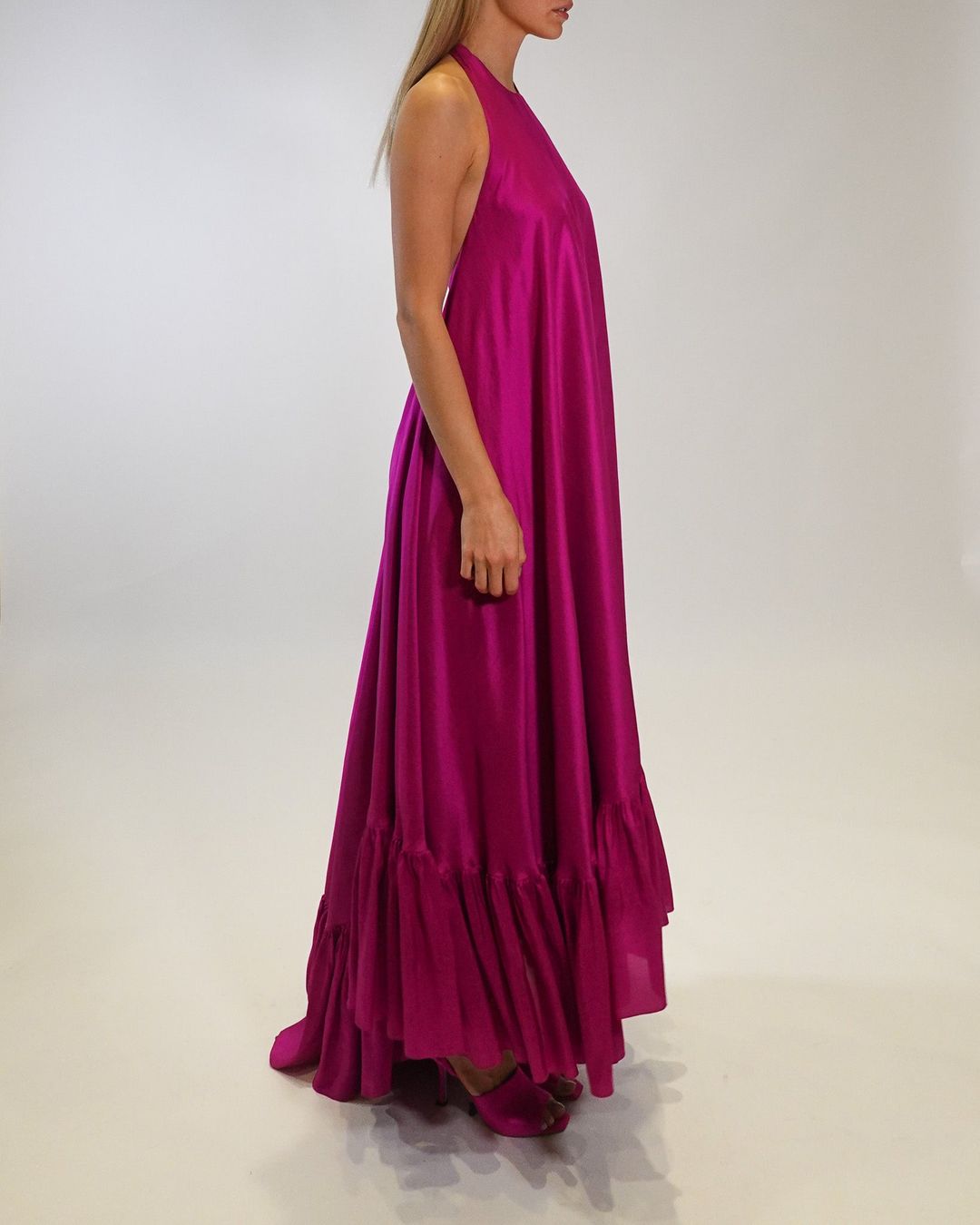 Sadie Raw Silk Gown #26