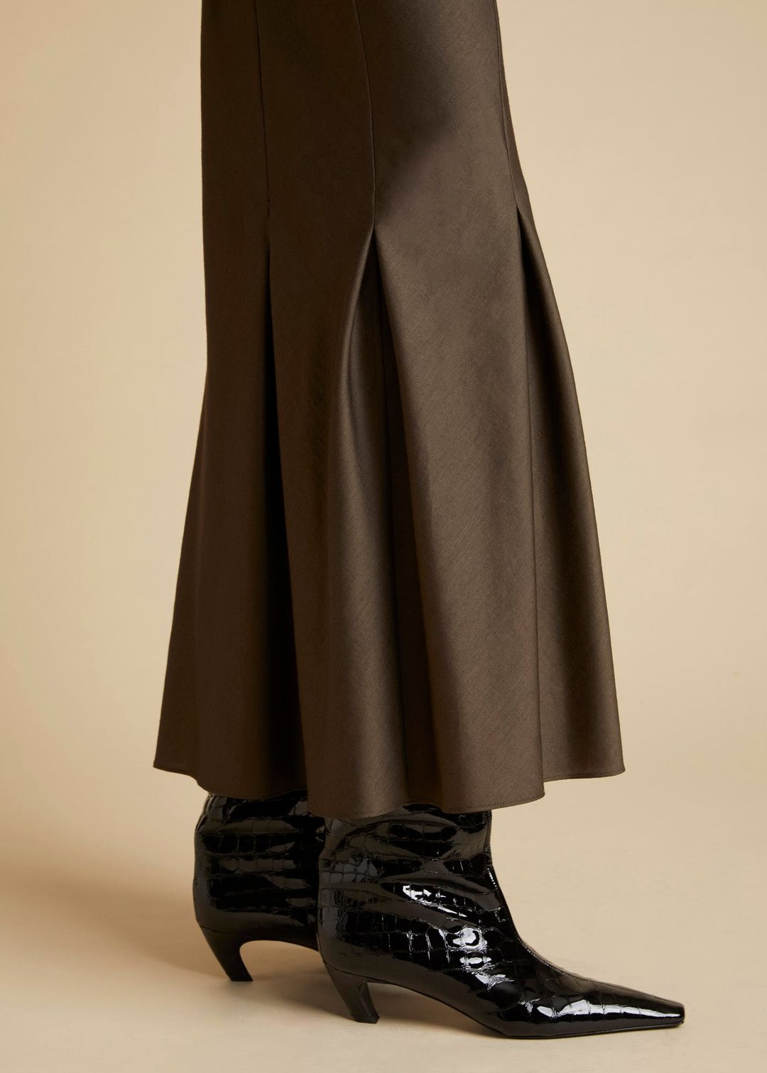 The Levine Skirt in Brown #5