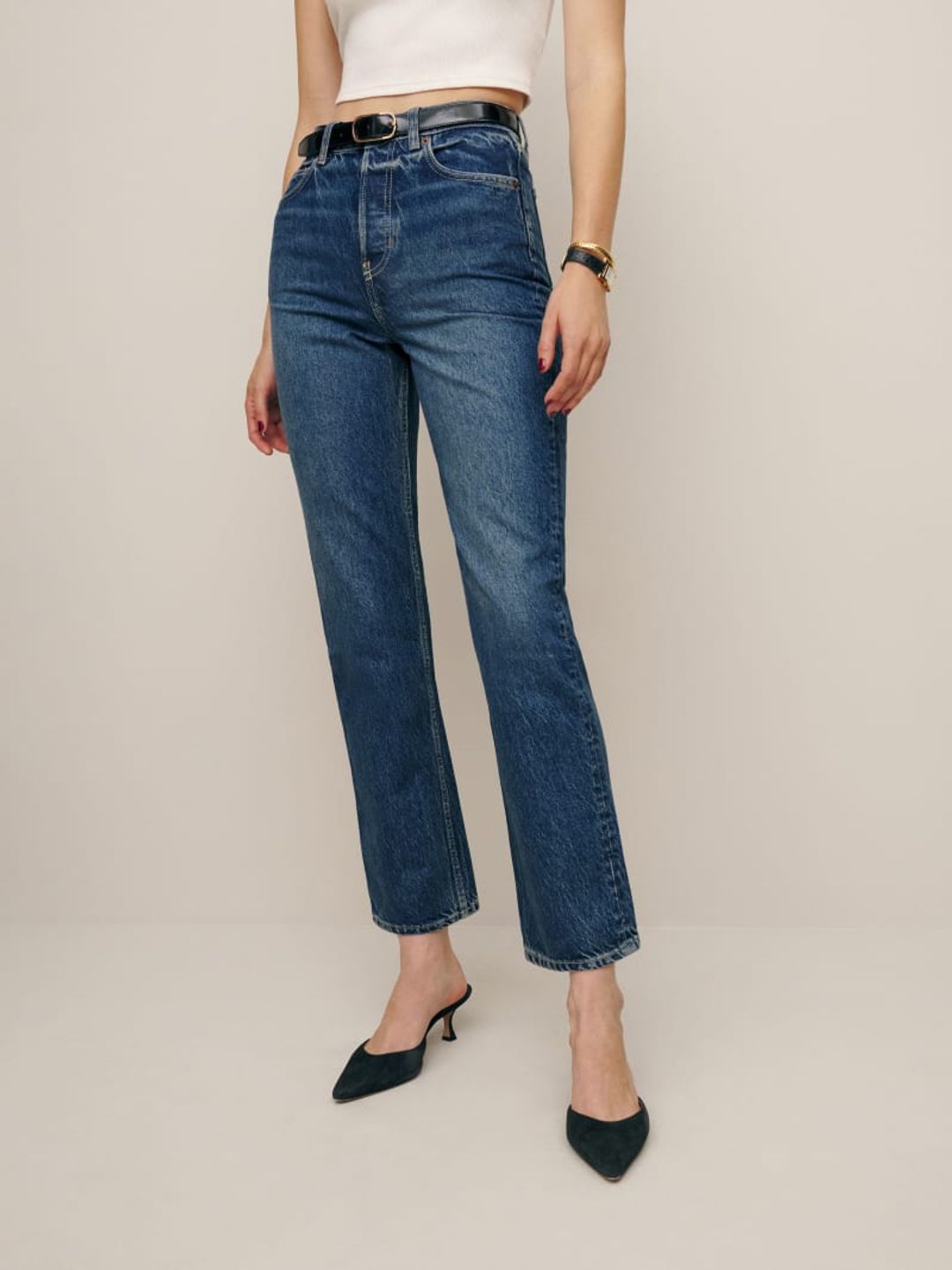 Cynthia Crop High Relaxed Jean