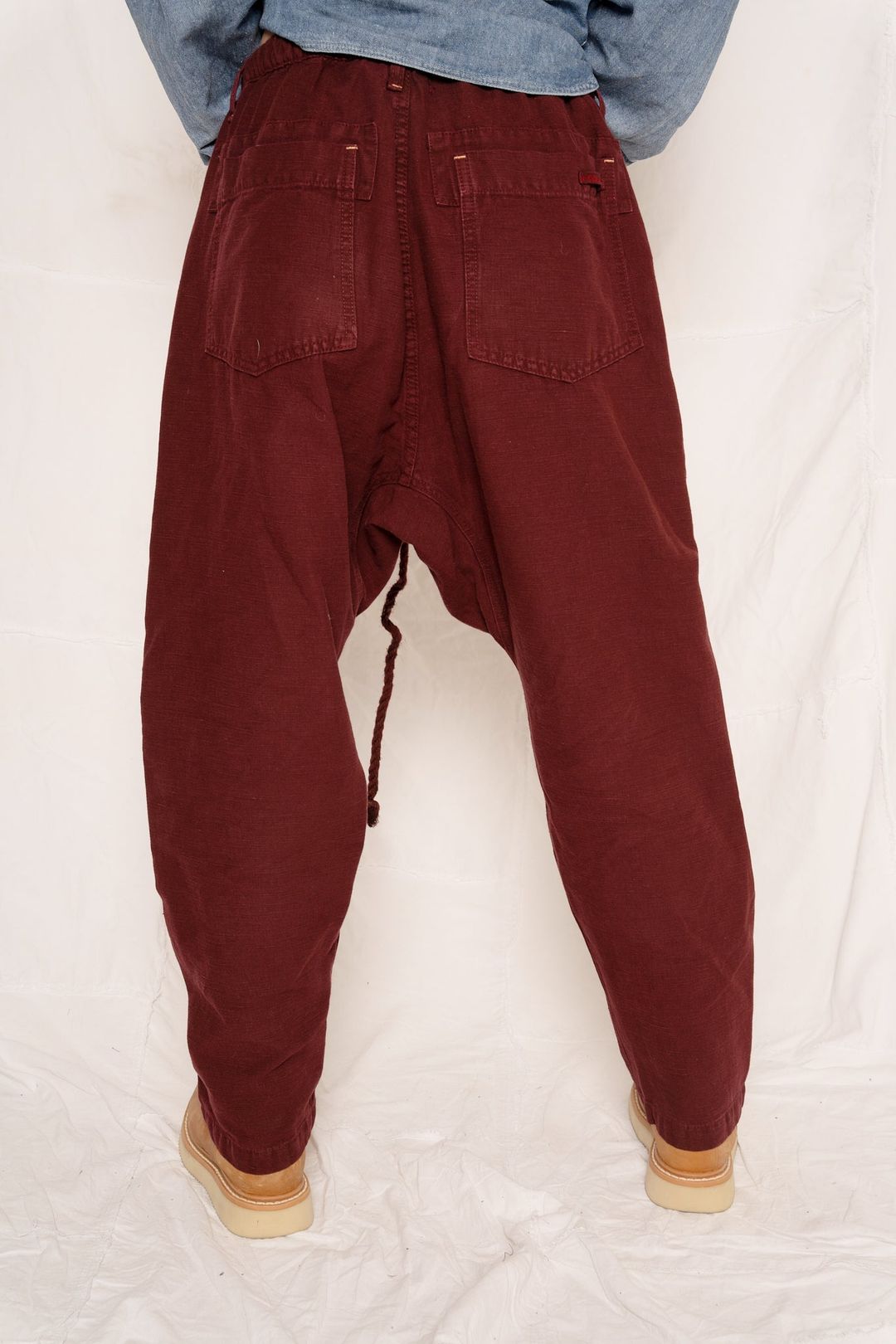 P38 Linen/Cotton Deep Burgundy #5
