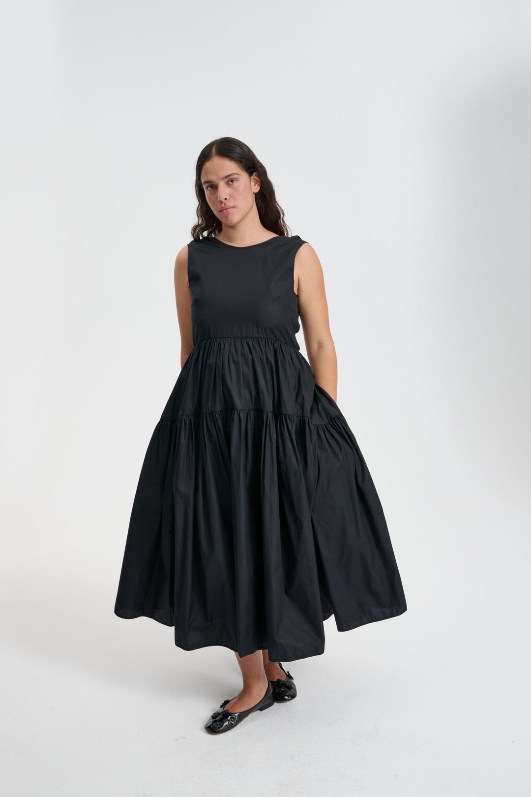 RUTH | GOWN COTTON BLACK #2