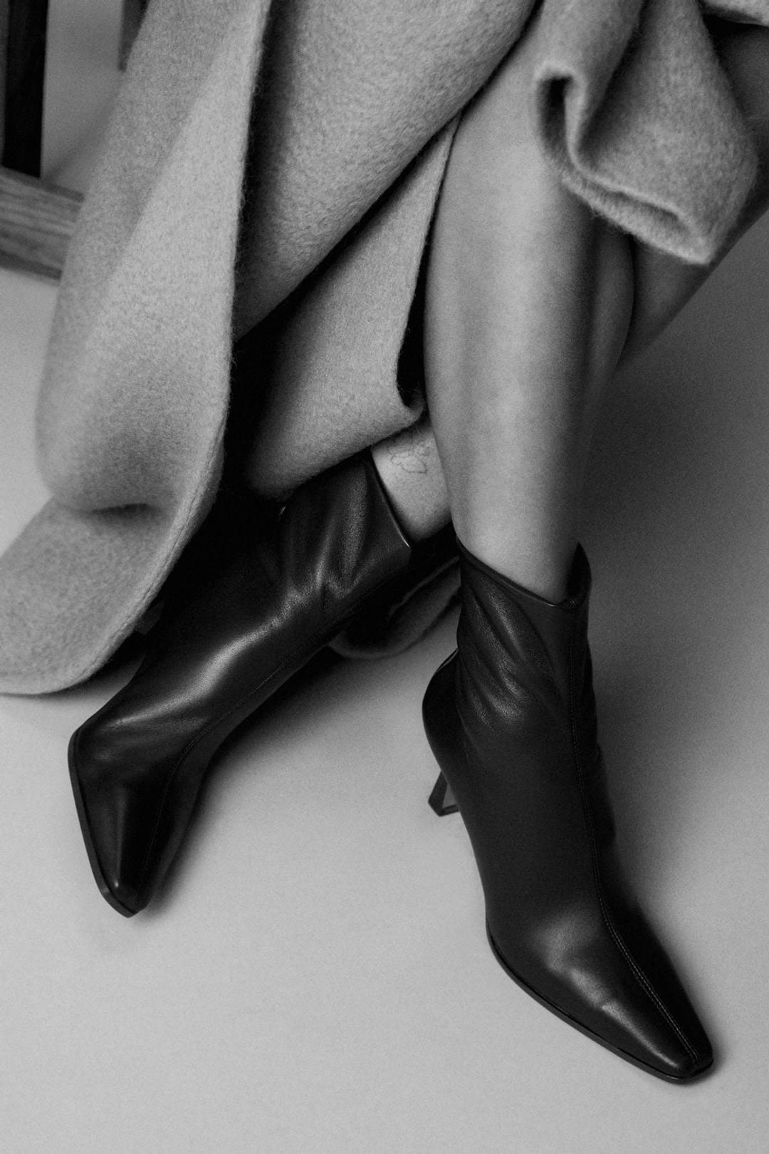 Stretch Boot in Black Nappa — ARCHIVE SAMPLE; FINAL SALE