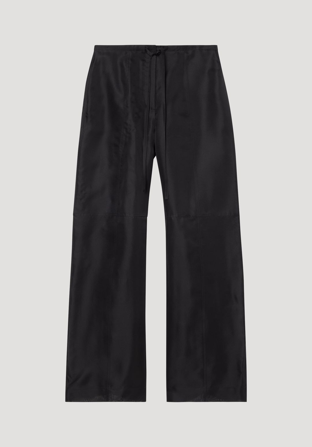 Organza silk parachute trousers | black #6
