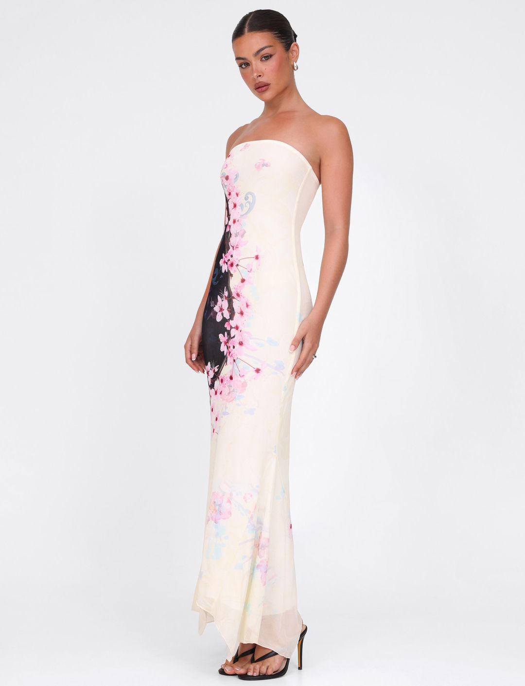 LILLIAN MAXI DRESS - MULTI : FLORAL : CHERRY BLOSSUM #5