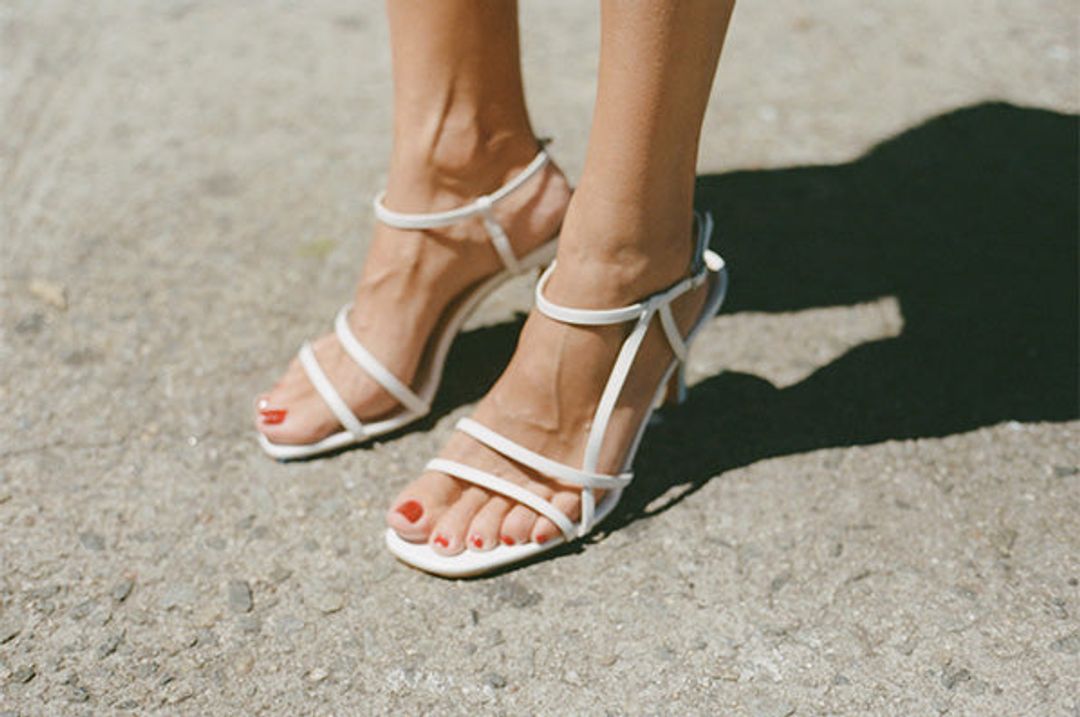 IRENE SANDAL, WHITE #4