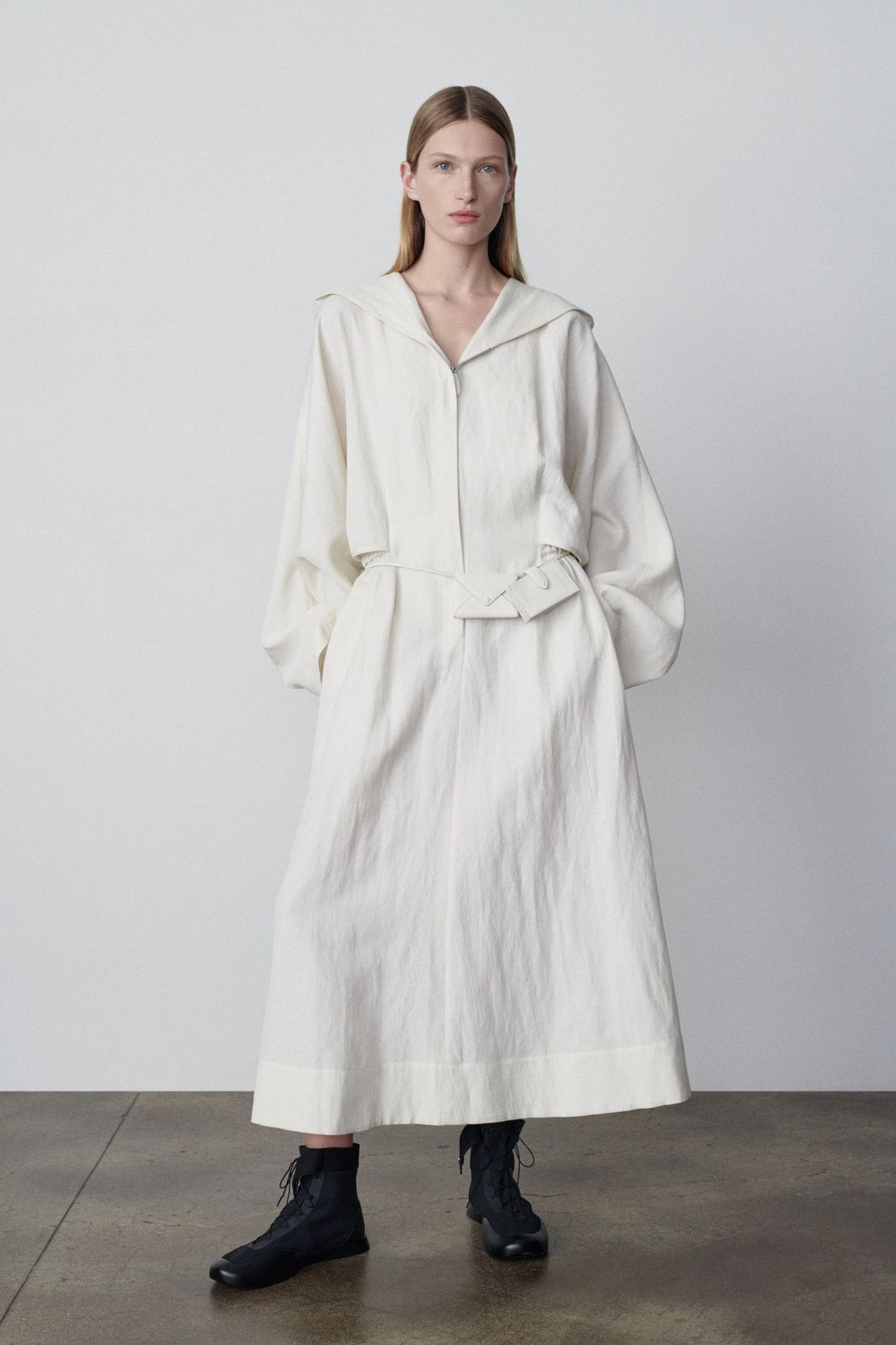 Cynthia Dress in Silk and Linen #3