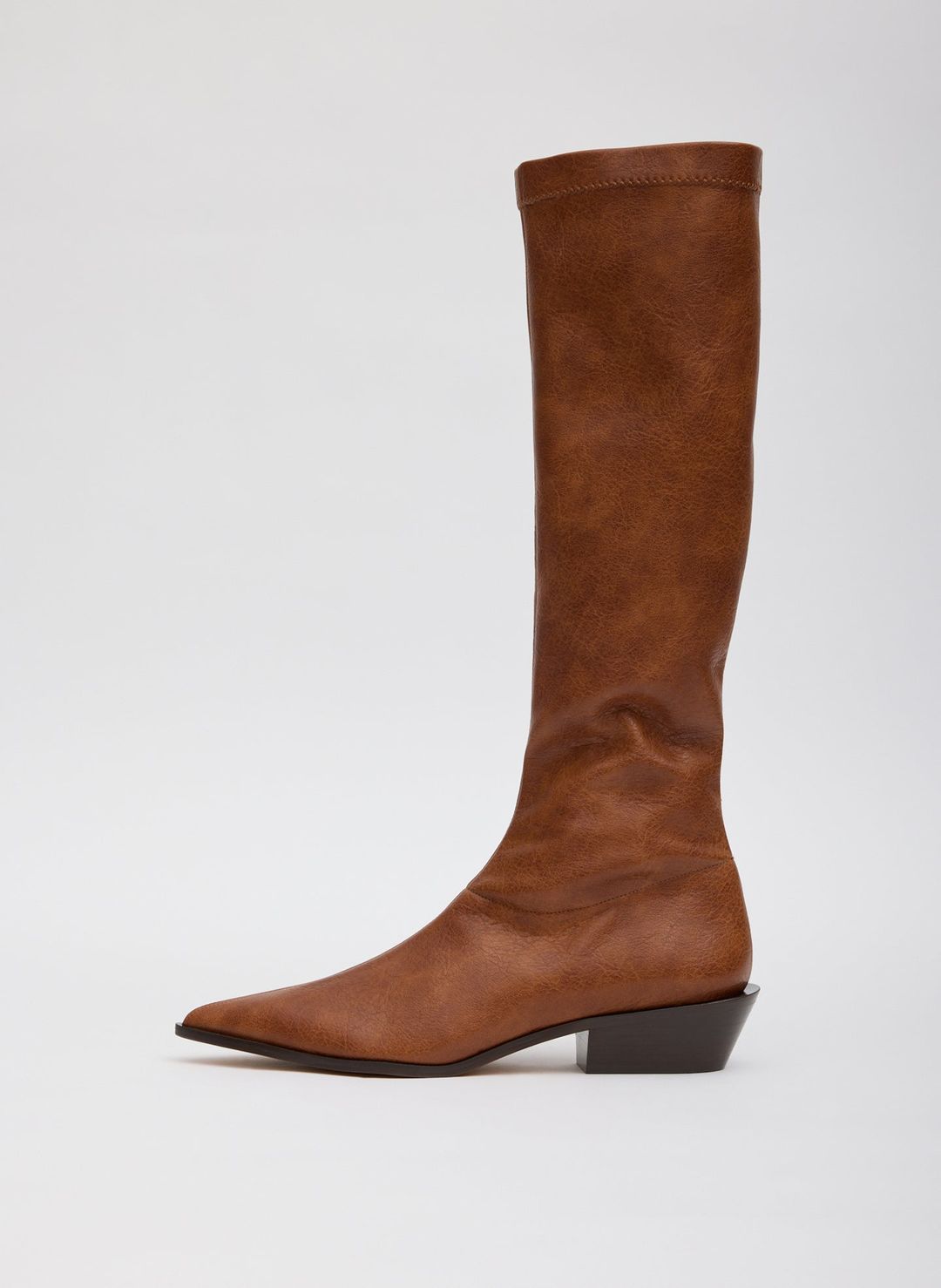 Faux Leather Bronson Boot - Narrow Calf
