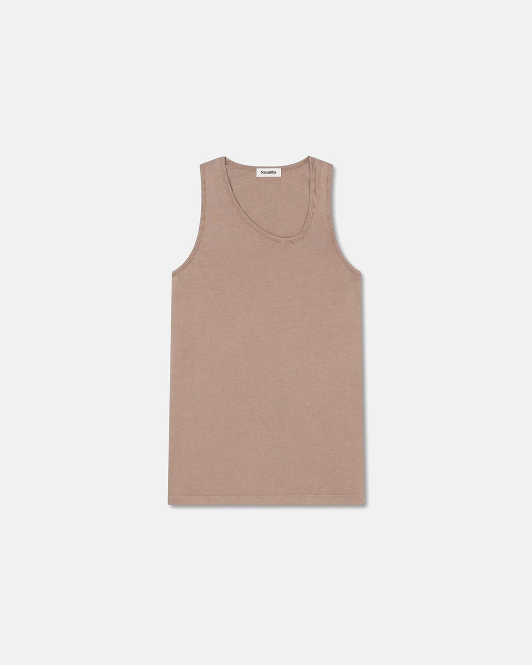 Aziz - Organically Grown Cotton Tank Top - Nut #5