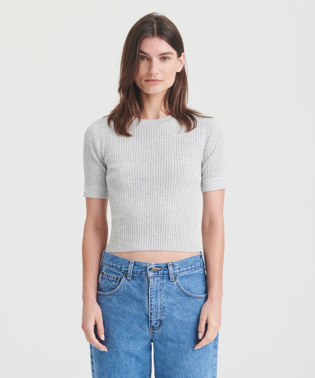 Silk Cashmere Short Sleeve Tee #12