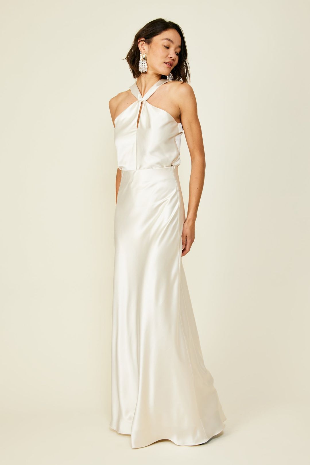 Dreamer Halter Top ( Ivory #3