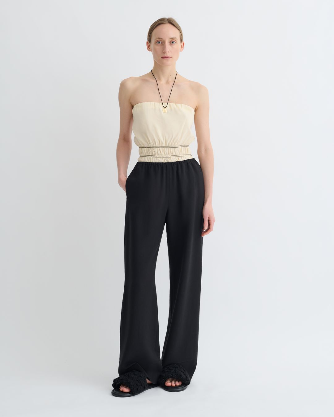 Arvenn - Twill Suiting Pants - Black