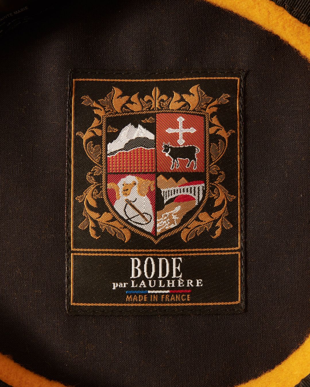 Twisted Piping Beret - Golden #3