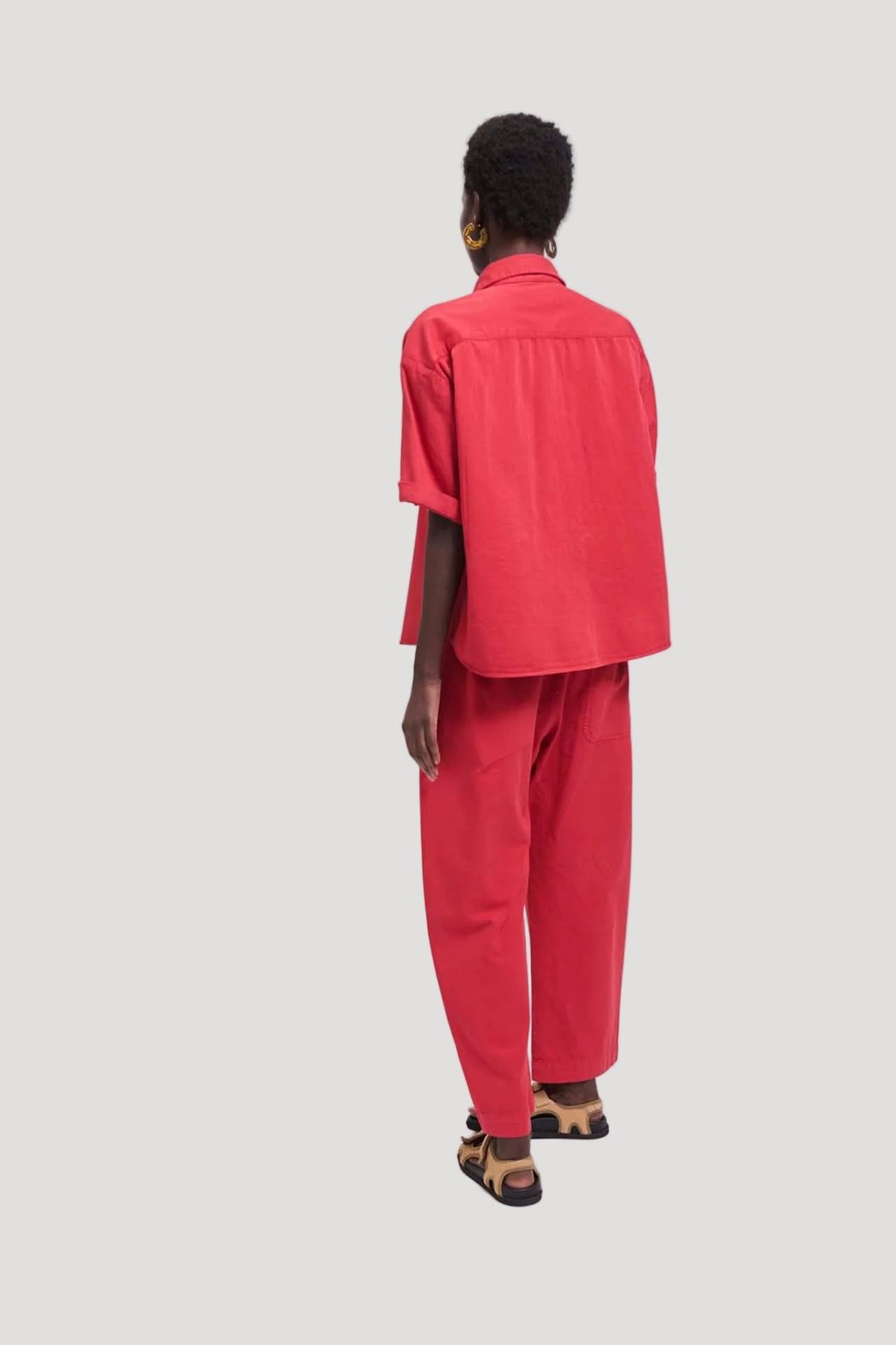 The Boxer Pant in Red #6
