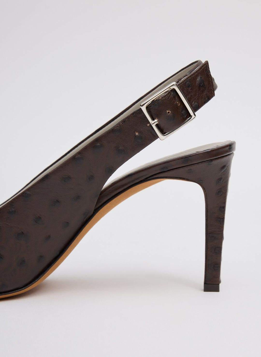Ostrich Print Reyner Pump #6