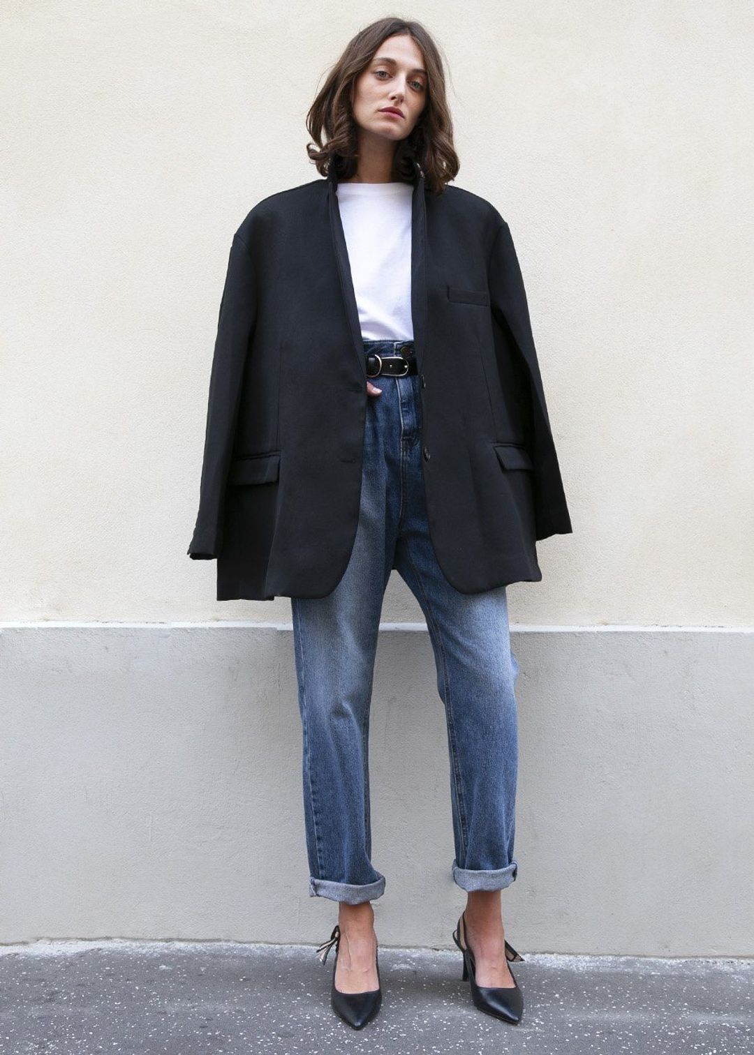 Frankie Oversized Boyfriend Blazer - Black #4