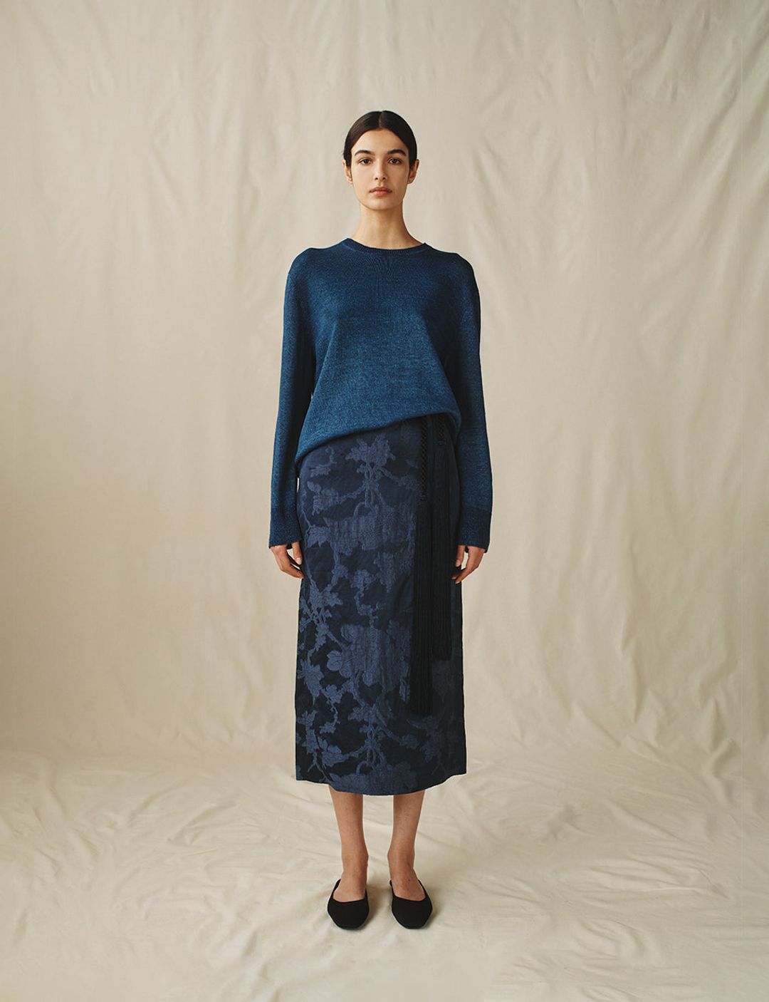 The Pencil Skirt in Floral Jacquard #6