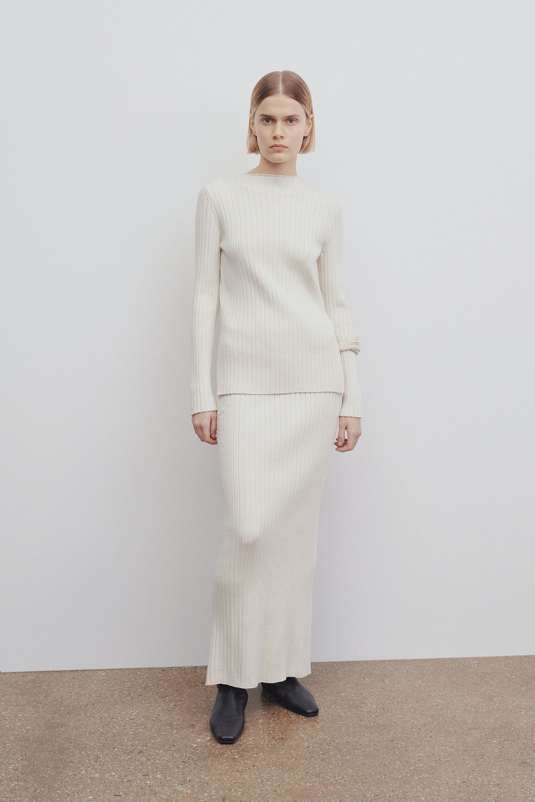 Moss Skirt in Silk #3