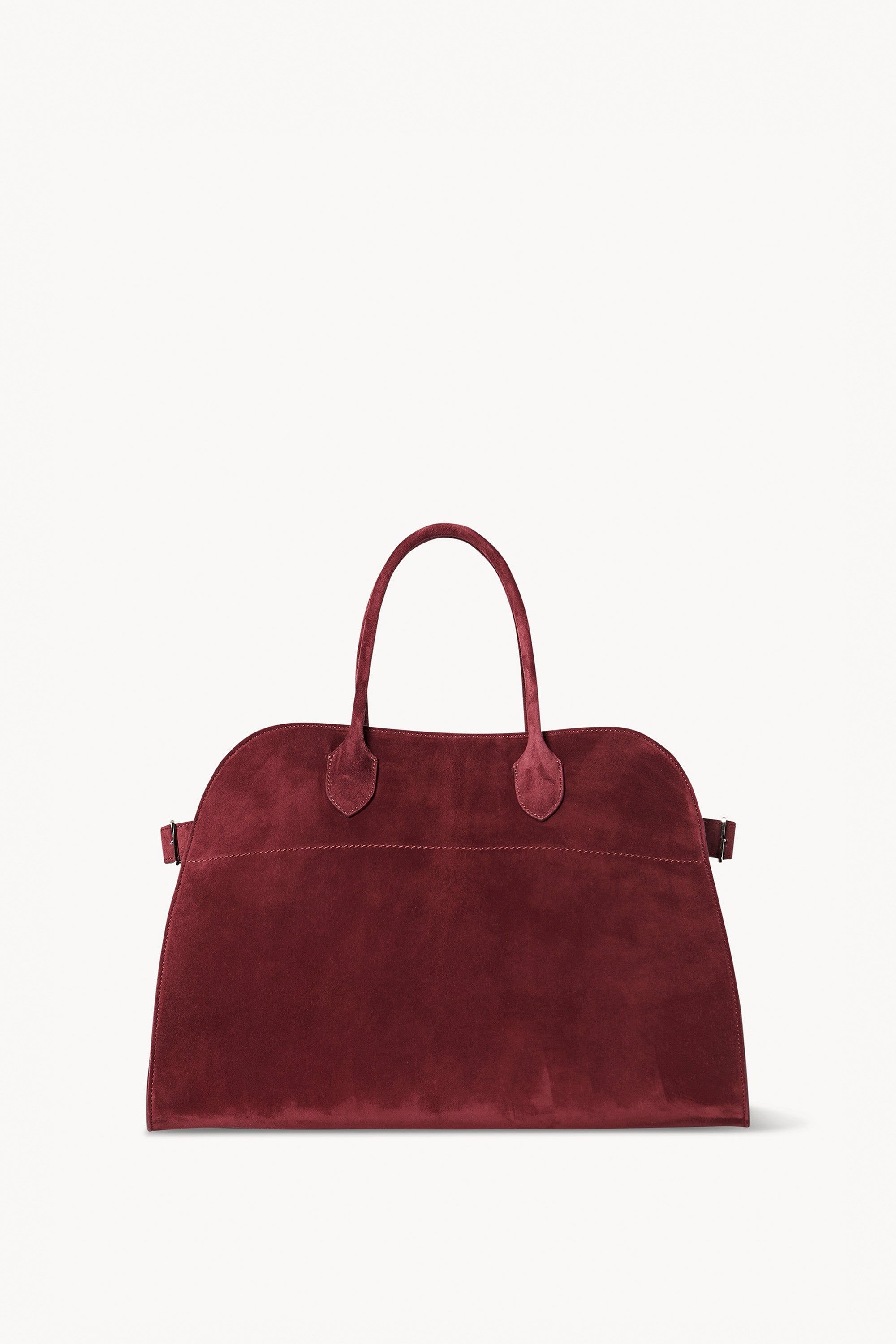 The Row Soft Margaux 15 Bag in Suede - Track & Shop Resale