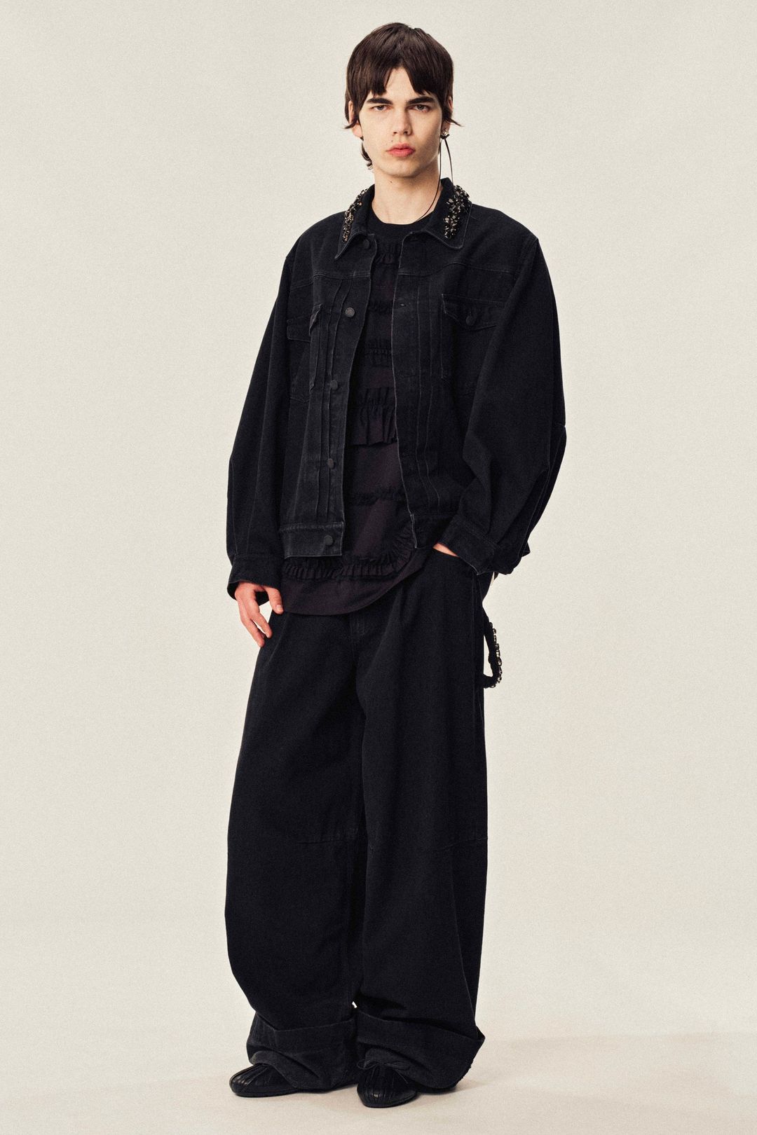 Embellished Puddle Jeans