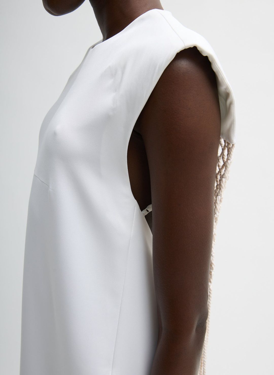 Stretch Silk Nylon Macrame Dress #4