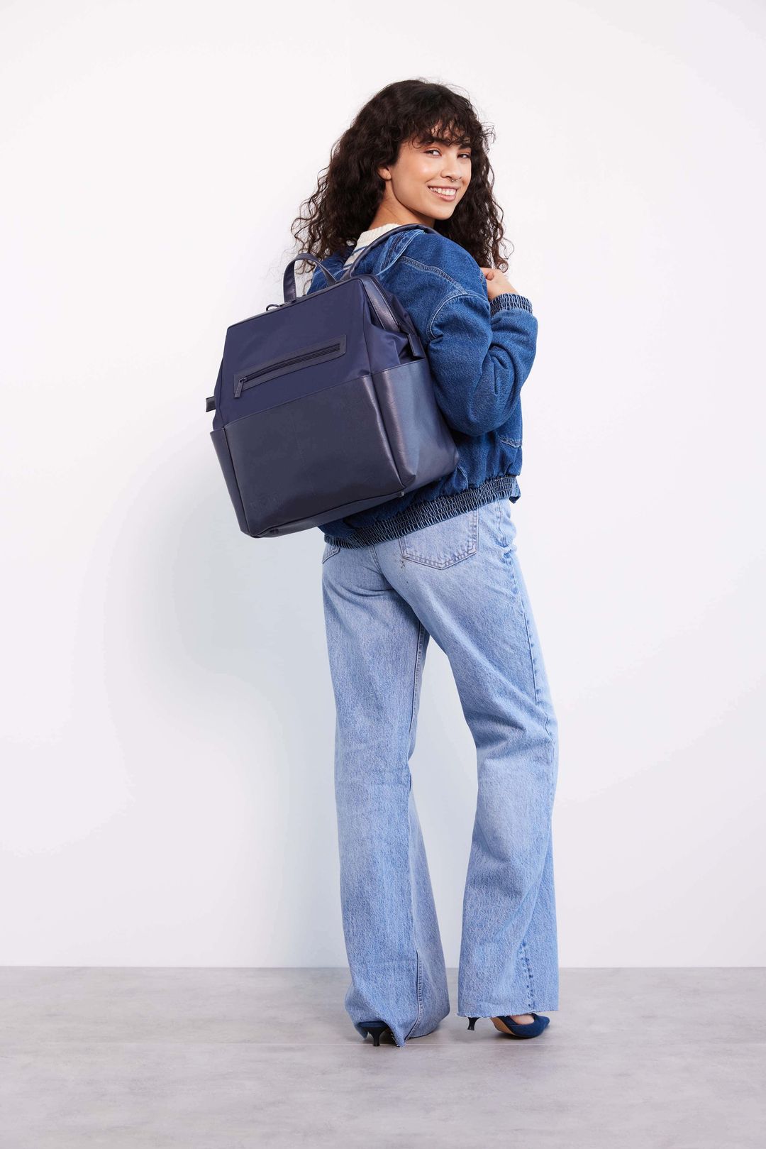 The Backpack Diaper Bag in Navy #5